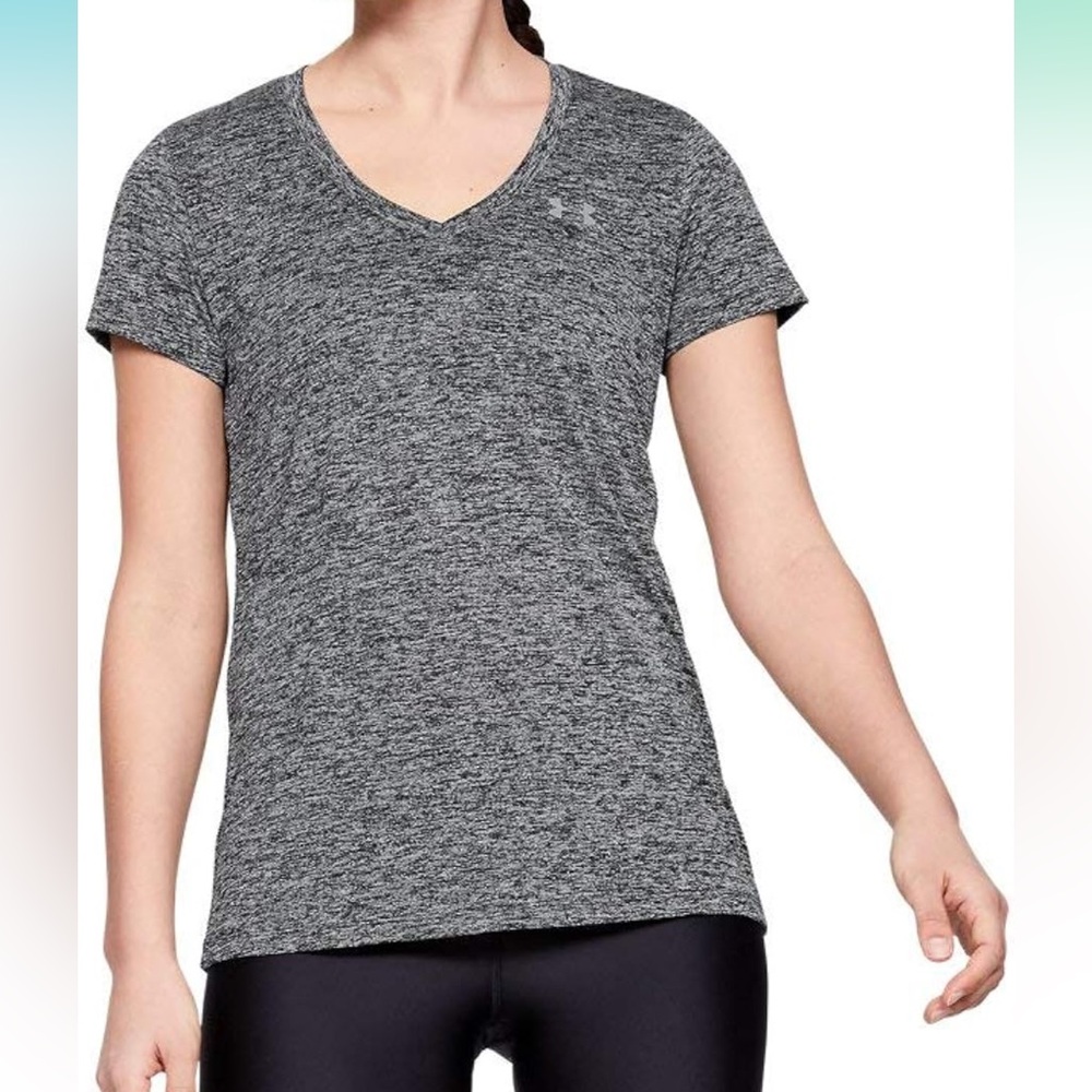 NWT UA WOMEN'S TECH™ TWIST V NECK T-SHIRT XS